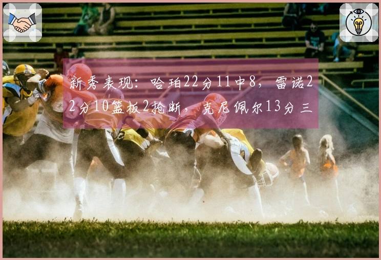 新秀表现：哈珀22分11中8，雷诺22分10篮板2抢断，克尼佩尔13分三分7中1